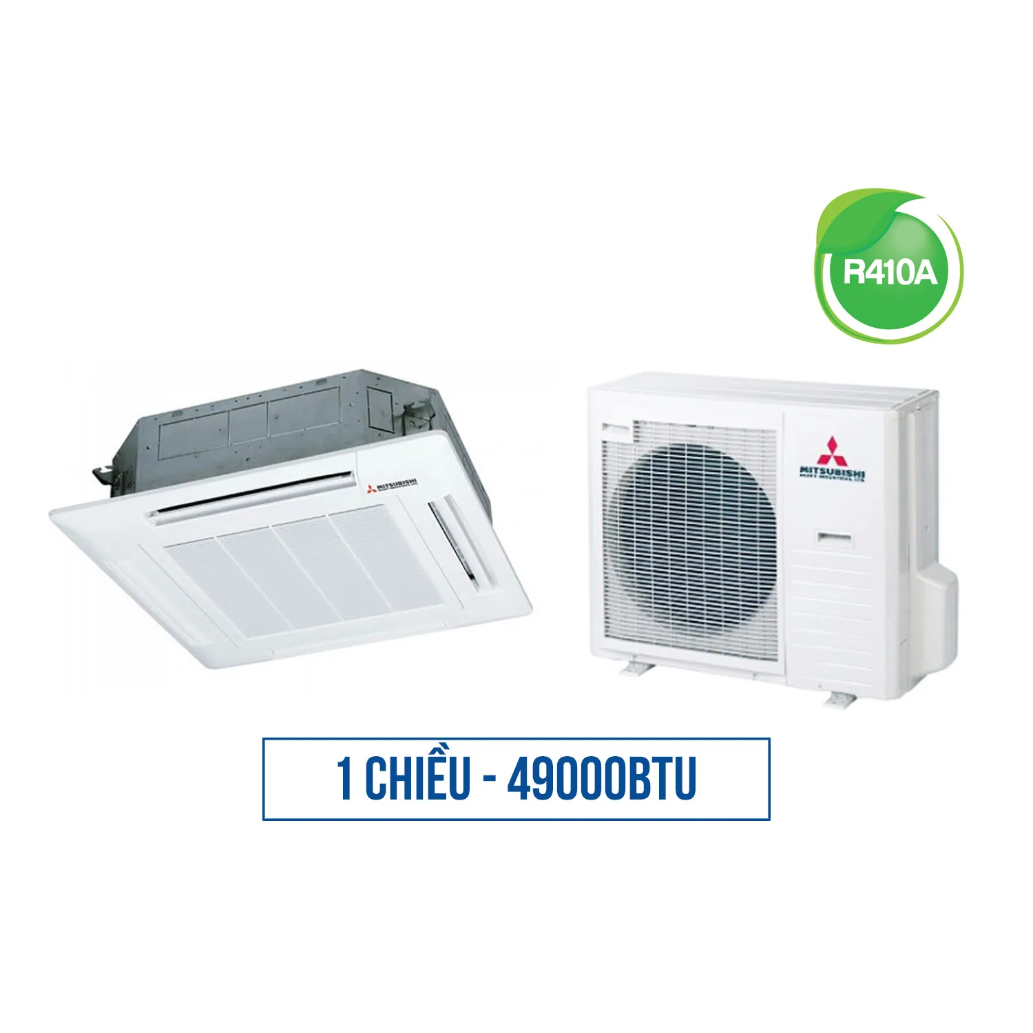Điều Hòa Âm Trần Cassette Mitsubishi 1 Chiều 49.474 BTU (FDT140CSV-S5/FDC140CSV-S5) Điều Khiển Dây (RC-E5)